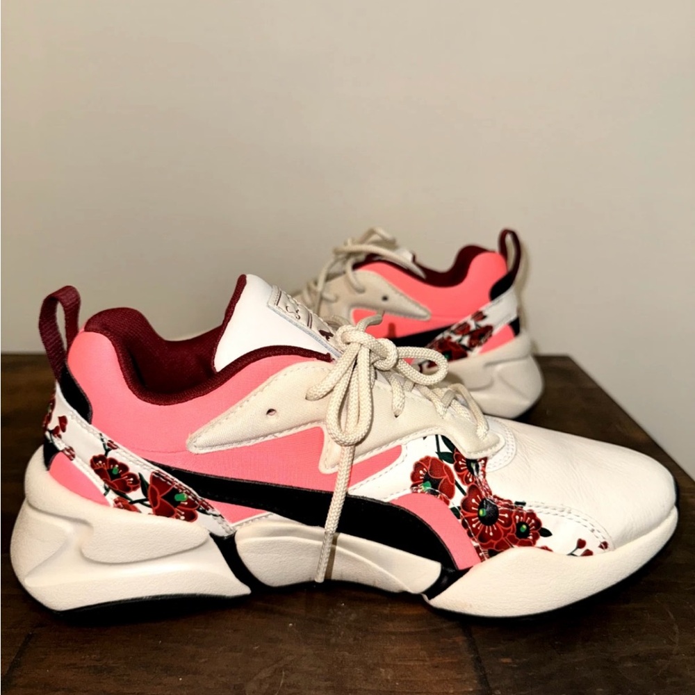 Puma x Sue Thai - Nova Cherry Bombs Floral Sneakers - Size 7